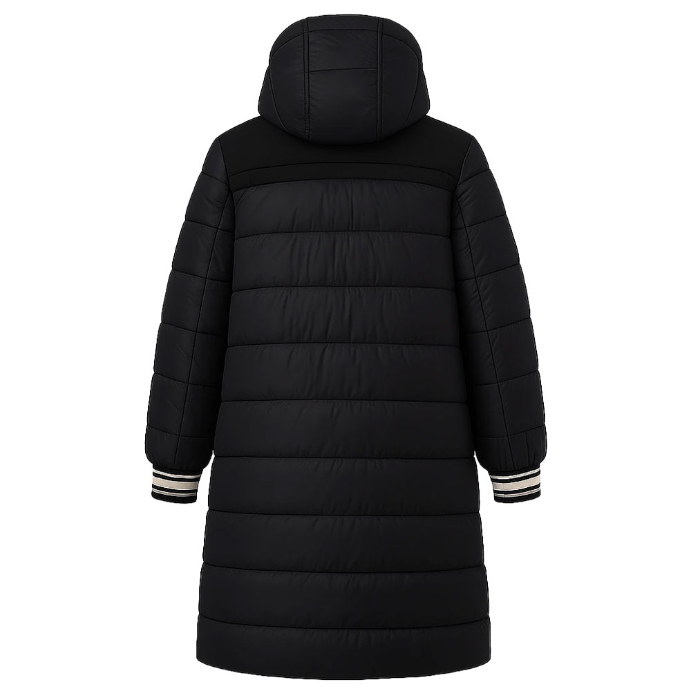 کاپشن بلند کلاه‌دار RP1002