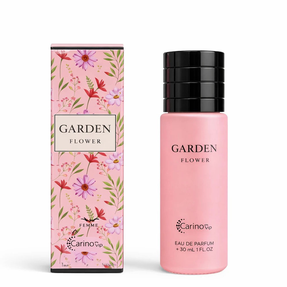 ادوپرفیوم 30 میل گاردن فلاور (Garden Flower) برند کارینو (Carino VIP).