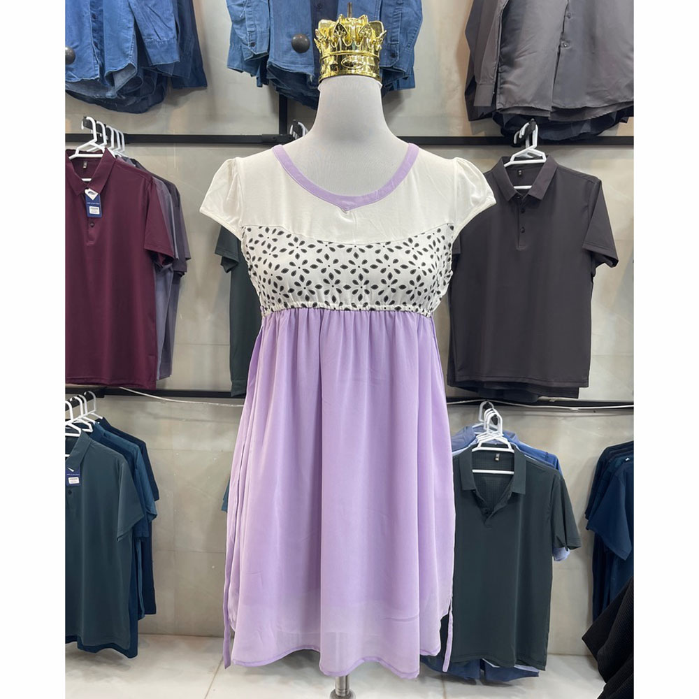 پیراهن حریر دخترانه مدل “یاس” کد R3059

