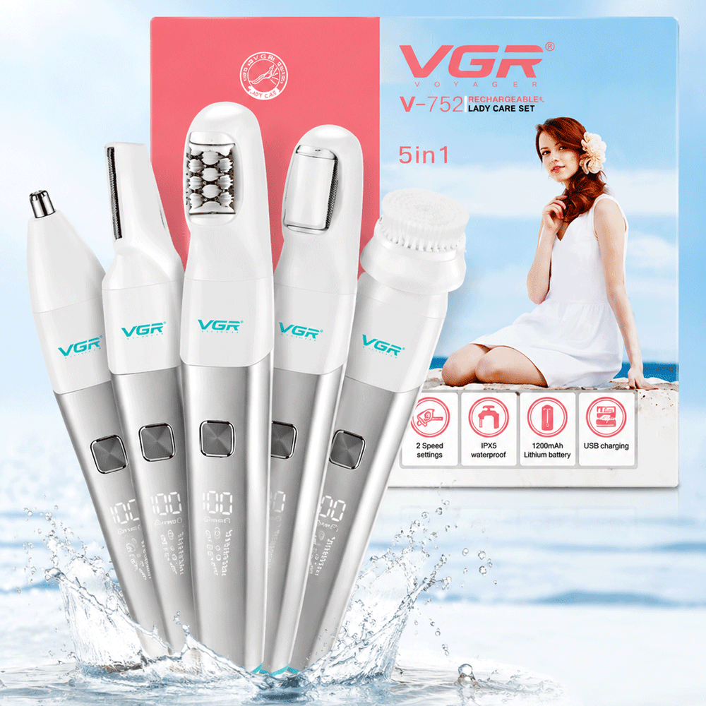 اپیلاتور ۵ کاره وی‌جی‌آر VGRمدل V-752