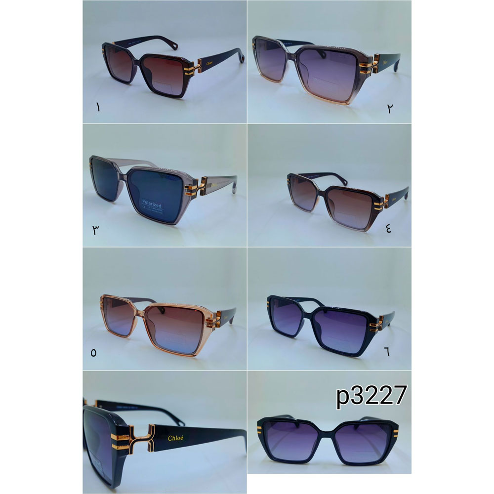 عینک افتابی زنانه پلاریزه مدل p3227 