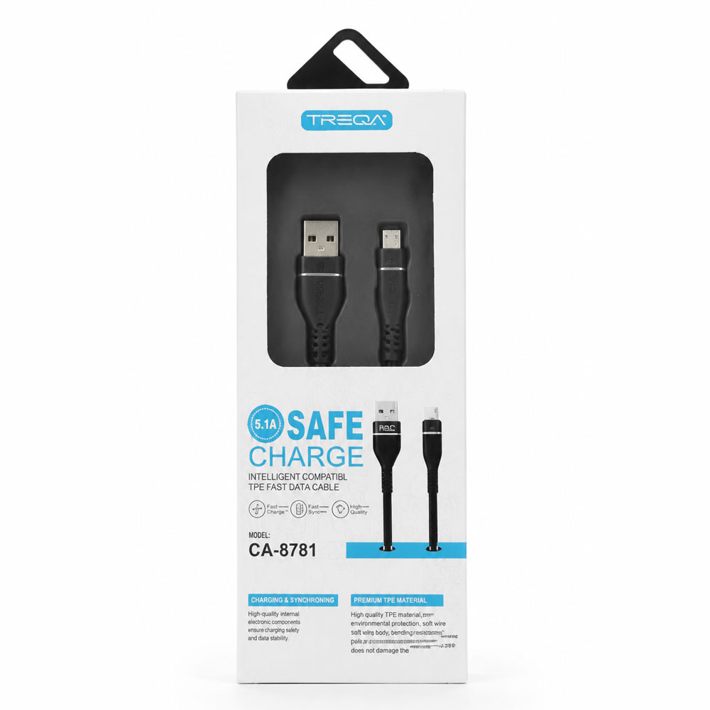 کابل تبدیل USB به Micro-USB ترکا (TREQA) مدل CA-8781 