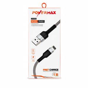 کابل تبدیل USB به Lightning پاورمکس مدل PM001