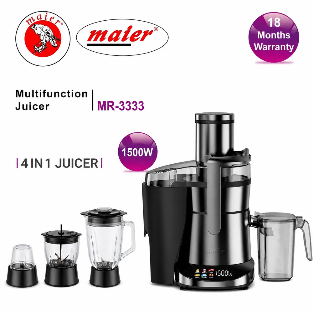 آبمیوه‌گیری 4 کاره مایر مدل MR-3333