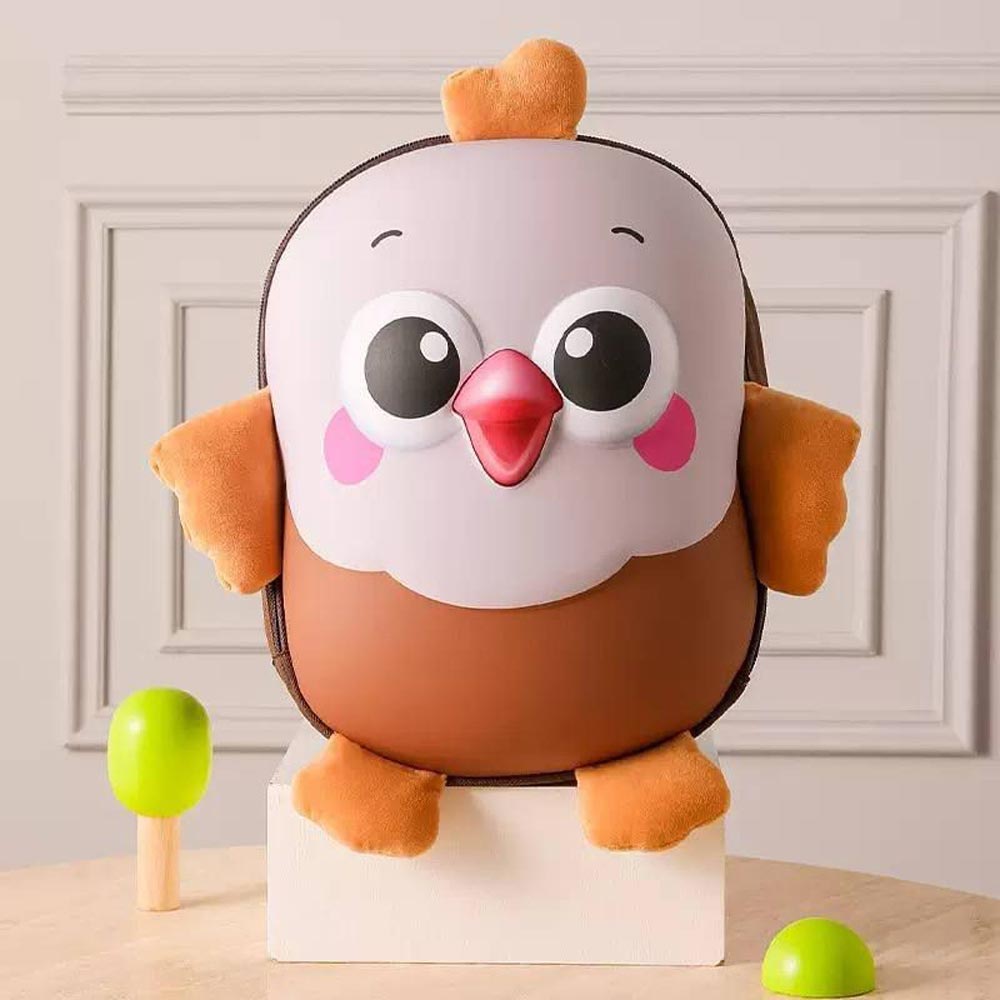 کیف کوله پشتی فانتزی بچگانه مدل جوجه رنگی کد 20900/2