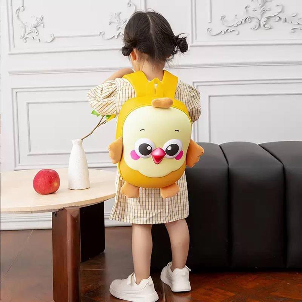 کیف کوله پشتی فانتزی بچگانه مدل جوجه رنگی کد 20900/2