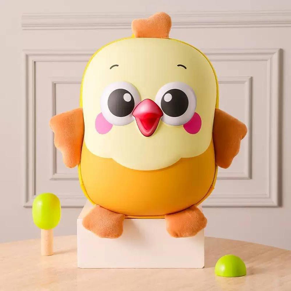 کیف کوله پشتی فانتزی بچگانه مدل جوجه رنگی کد 20900/2