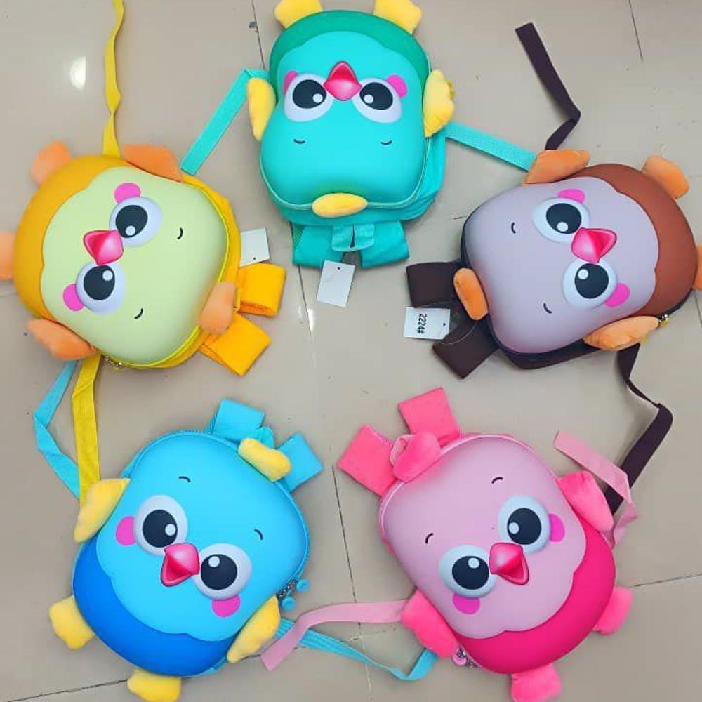 کیف کوله پشتی فانتزی بچگانه مدل جوجه رنگی کد 20900/2