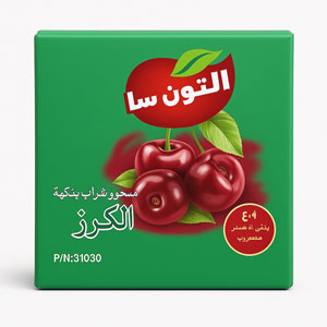 پودر شربت آلتونسا طعم آلبالو بسته ۲۴ عددی