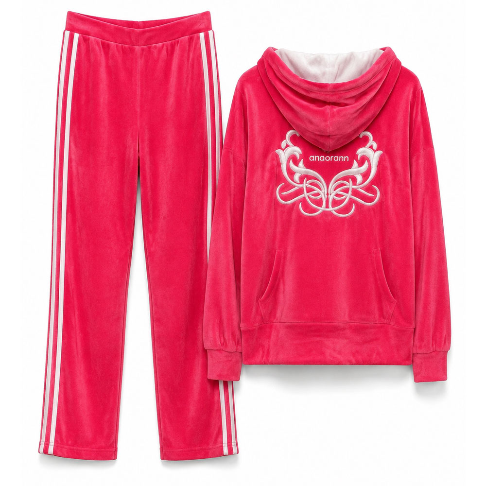 ست سویشرت و شلوار مخمل زنانه